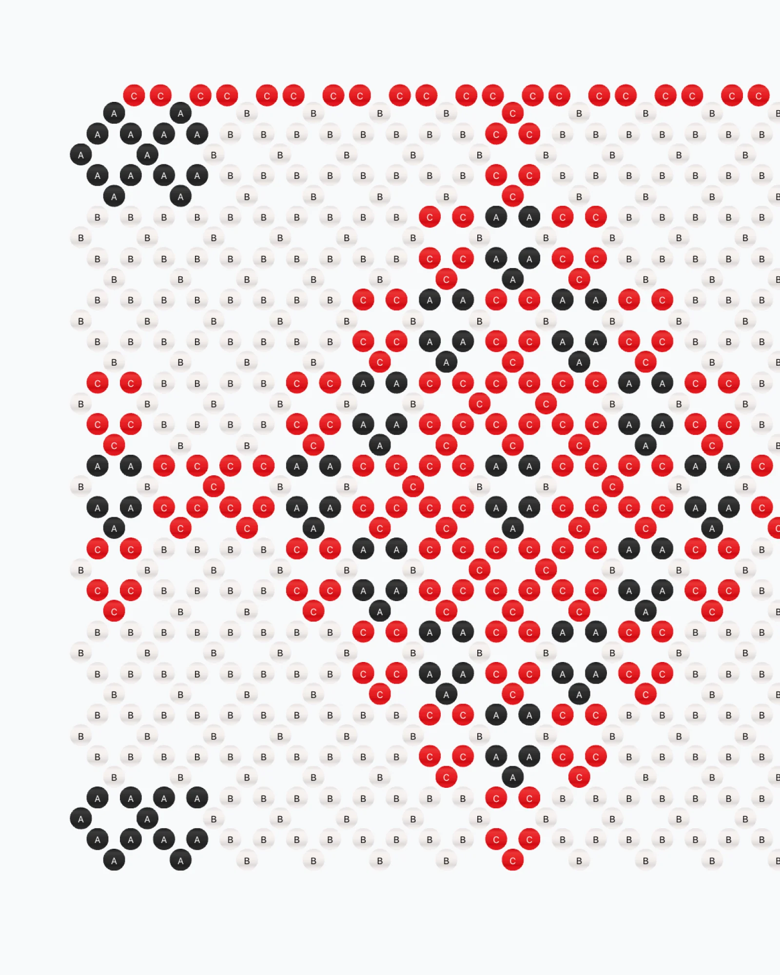 Sylianka diamond mesh pattern in Wevy