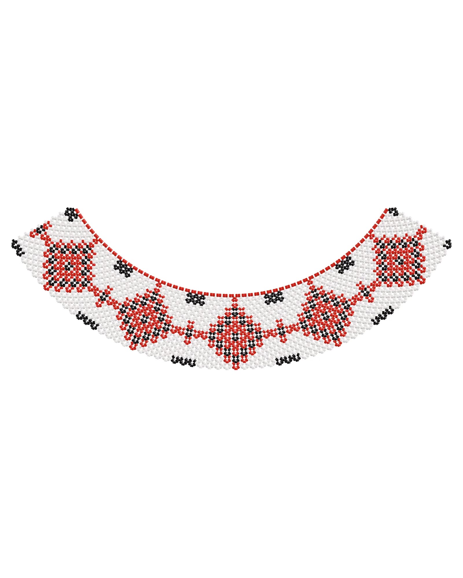 3D preview of a beaded sylianka necklace