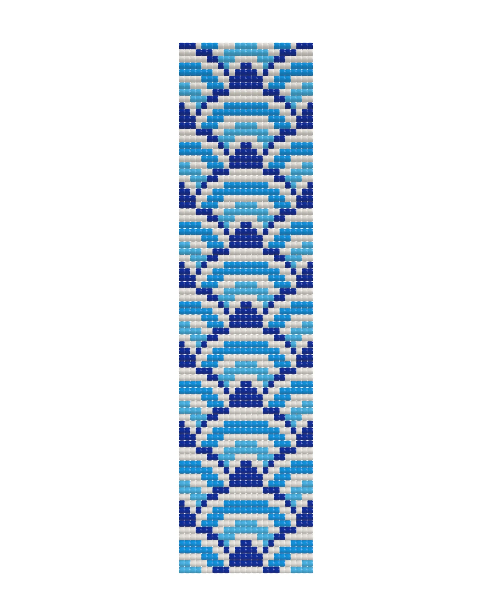3D preview of a square stitch piece